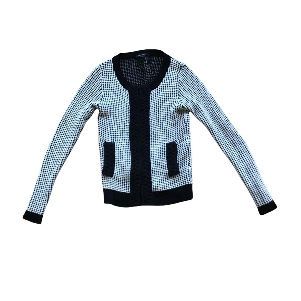 Pink Tartan Merino Cardigan
